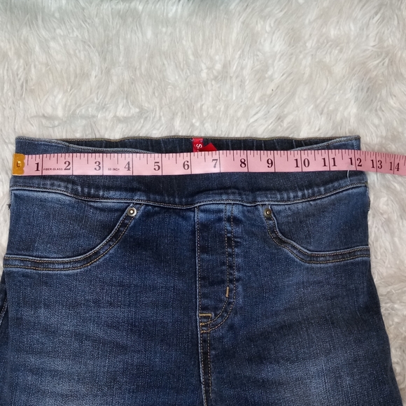 New Spanx Distressed Denim Pull On Leggings Size XS - Picture 9 of 11